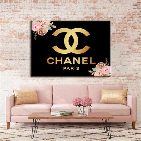 chanel art wall|chanel decorative art.